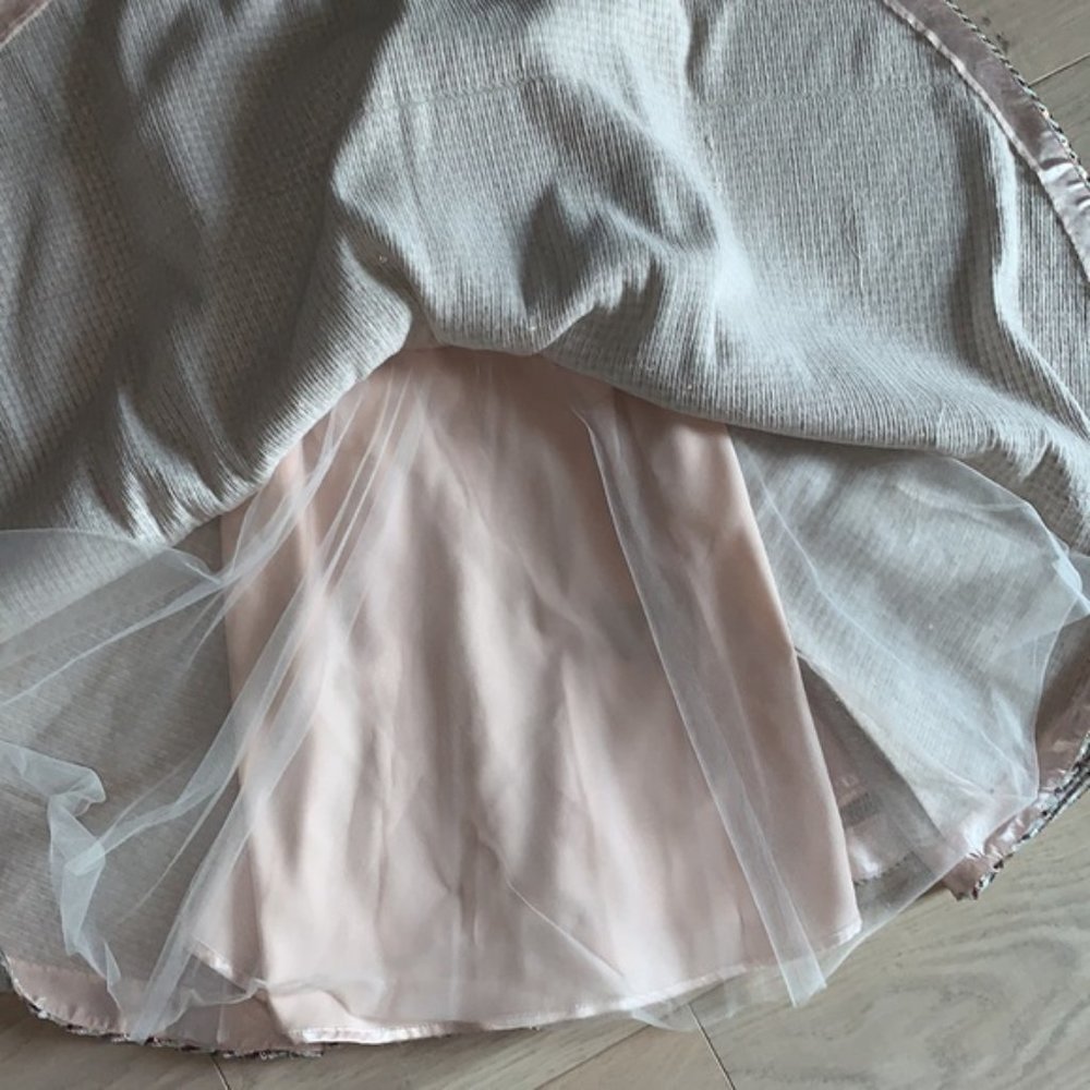 NWT Bebe Pink & Silver Sequin Fit & Flare Dress | Size 2 - Picture 3 of 6